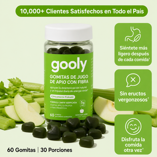 Gominolas de apoyo diario para reducir la hinchazón.